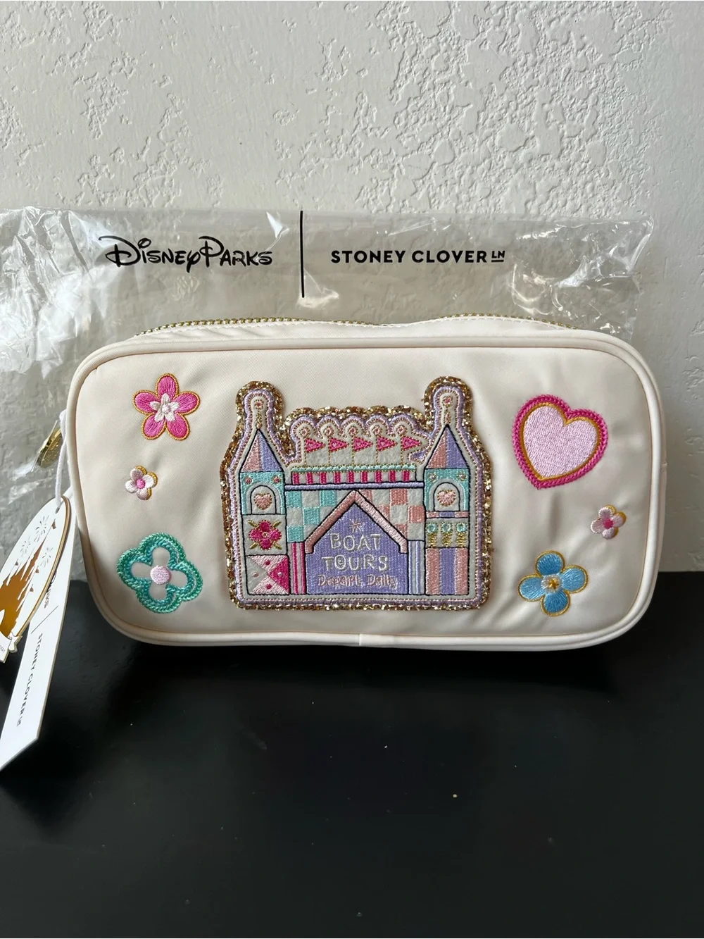 Disney Parks x Stoney Clover Lane It’s A Small World Bag Pouch Small - NWT Rare!